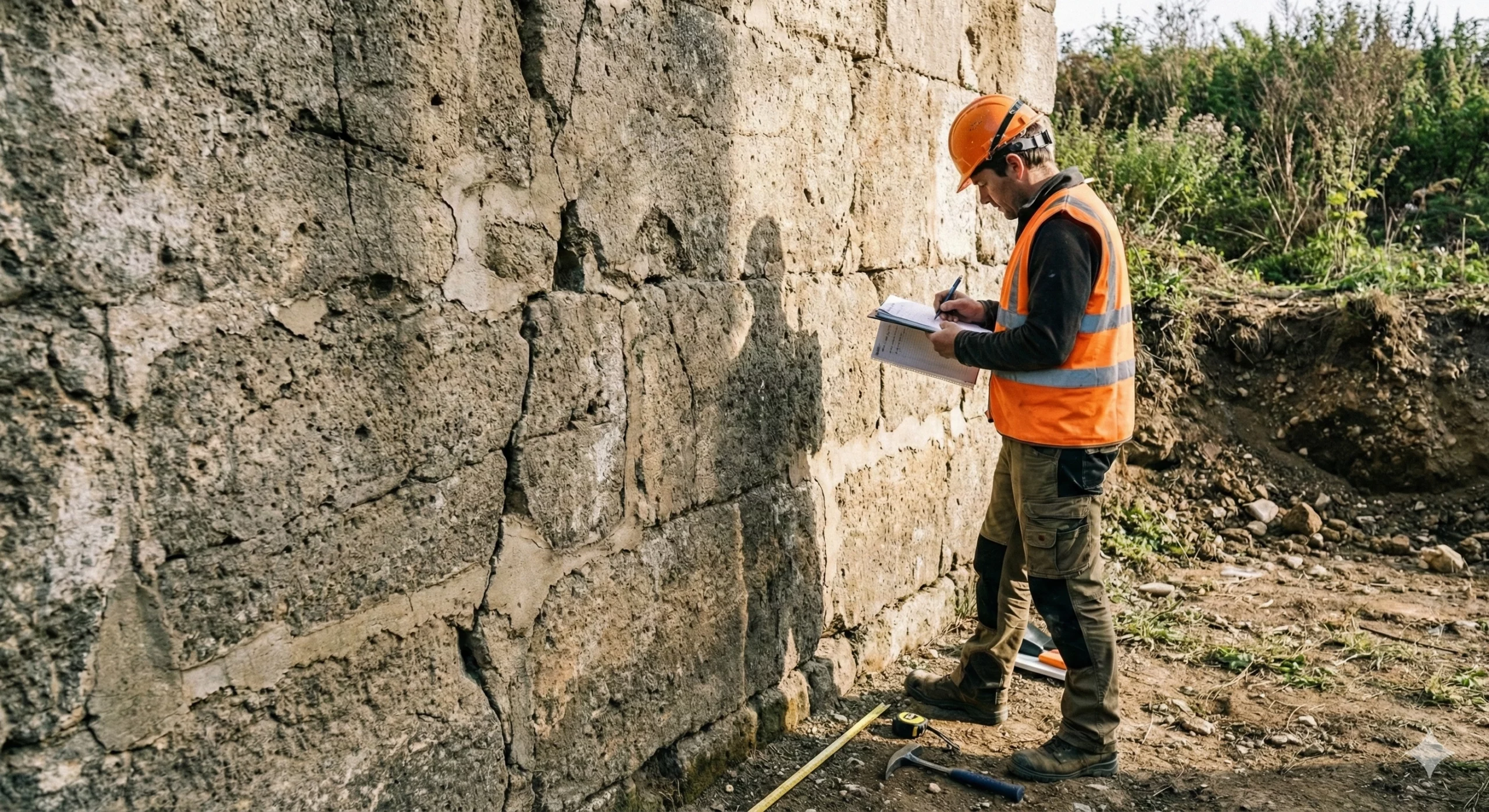 Personne qui étudie une structure